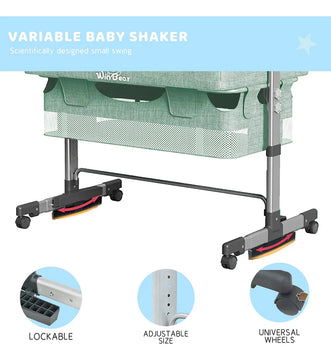 Napfox Moises Para Bebe, Cama Plegable Para Bebe, Cama Porta