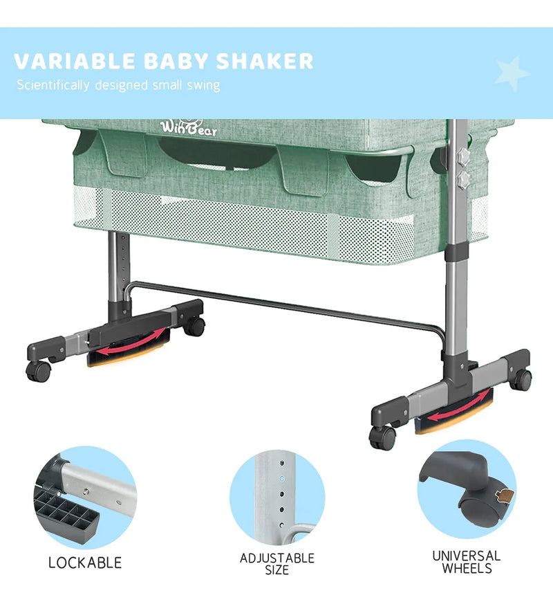 Napfox Moises Para Bebe, Cama Plegable Para Bebe, Cama Porta