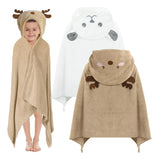 Preboun 2 Toallas Con Capucha Para Ninos, 27.5 X 55 Pulgadas