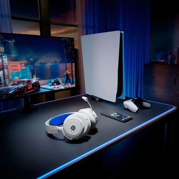 Diademas Gamer Steelseries Arctis Nova 7p Wireless White Color Blanco Color De La Luz Ninguno