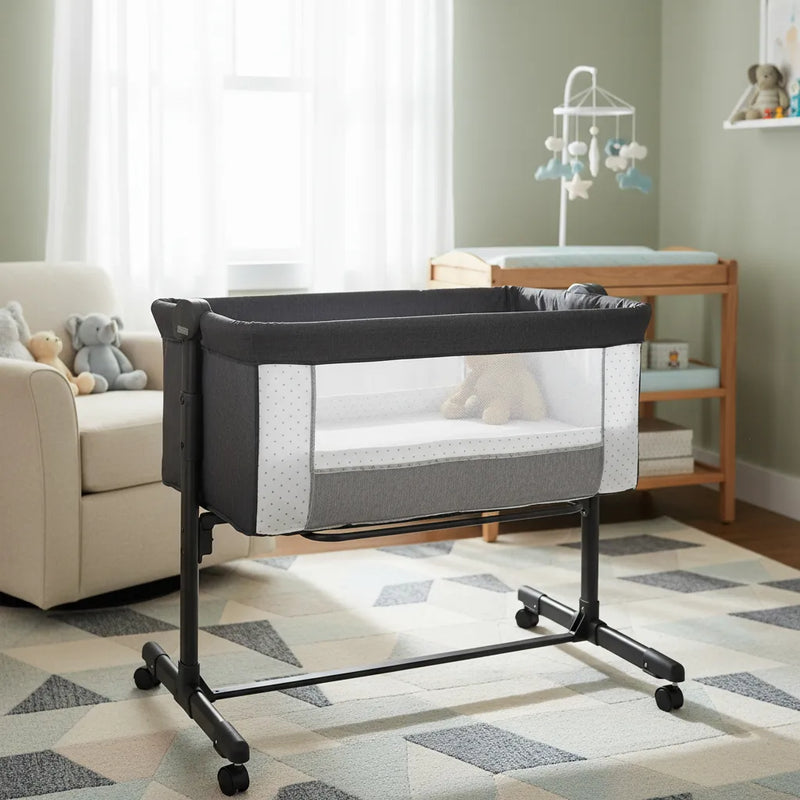 Cuna Colecho Bebesit Side By Side Con Mosquitero Negro