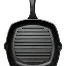 Sartén De Hierro Cuadrada Tipo Grill Con Mango 25x25cm Curado