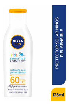Nivea Sun Protect & Sensitive Kids Fps 60 125ml
