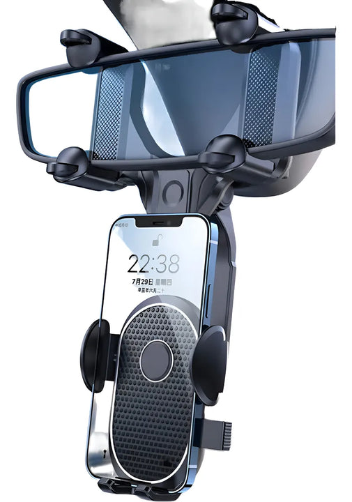 Soporte Celular Espejo Retrovisor Carro 360 Rotación Holder