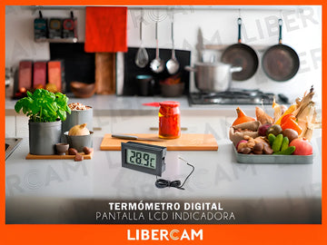 Termómetro Digital Nevera Refrigera Acuario Carro Pilas Imán
