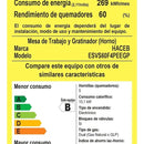 Estufa Orégano Haceb 60 Cms Gas Propano Negra Color Negro