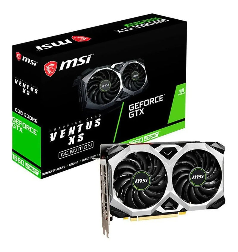 Tarjeta de video Nvidia MSI Ventus XS GeForce GTX 16 Series GTX 1660 SUPER OC Edition 6GB