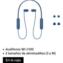 Auriculares Sony Wi- C100 Bluetooth 25h Ipx4 Color Azul