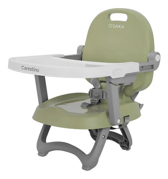 Silla De Comer Bebe Carestino Osaka Booster Altura Adaptable con Bandeja Extraíble