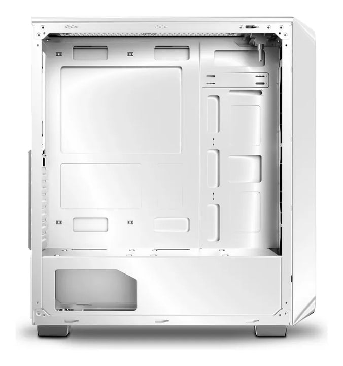 Chasis Gamer J&r Jx118 Zero Pro Blanco Rgb 3 Cooler