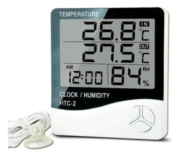 Reloj Termohigrometro Digital Sonda Temperatura Humedad Htc2