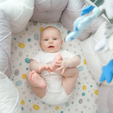 Gllquen Baby Paquete De 4 Sabanas De Moises, Transpirable, A