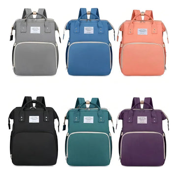 Mochila funcional impermeable gris claro
