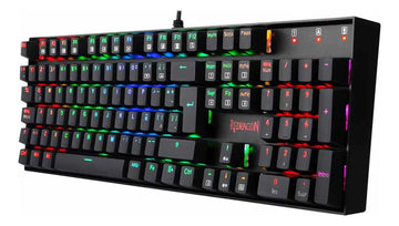 Teclado Gamer Redragon Mitra K551 Spanish Red Switch Black Teclado Negro Idioma Español España