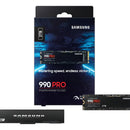 Disco Solido Ssd Samsung 990 Pro 4tb Pcie 4.0 7450 Mbs Nvme Color Negro
