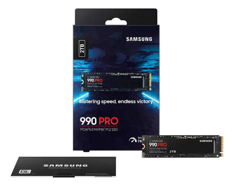Disco Solido Ssd Samsung 990 Pro 4tb Pcie 4.0 7450 Mbs Nvme Color Negro