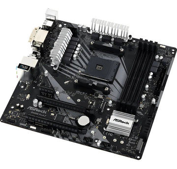Motherboard Asrock B450m Pro4-f Socket Am4 M.2 Ddr4 Mother Color Negro