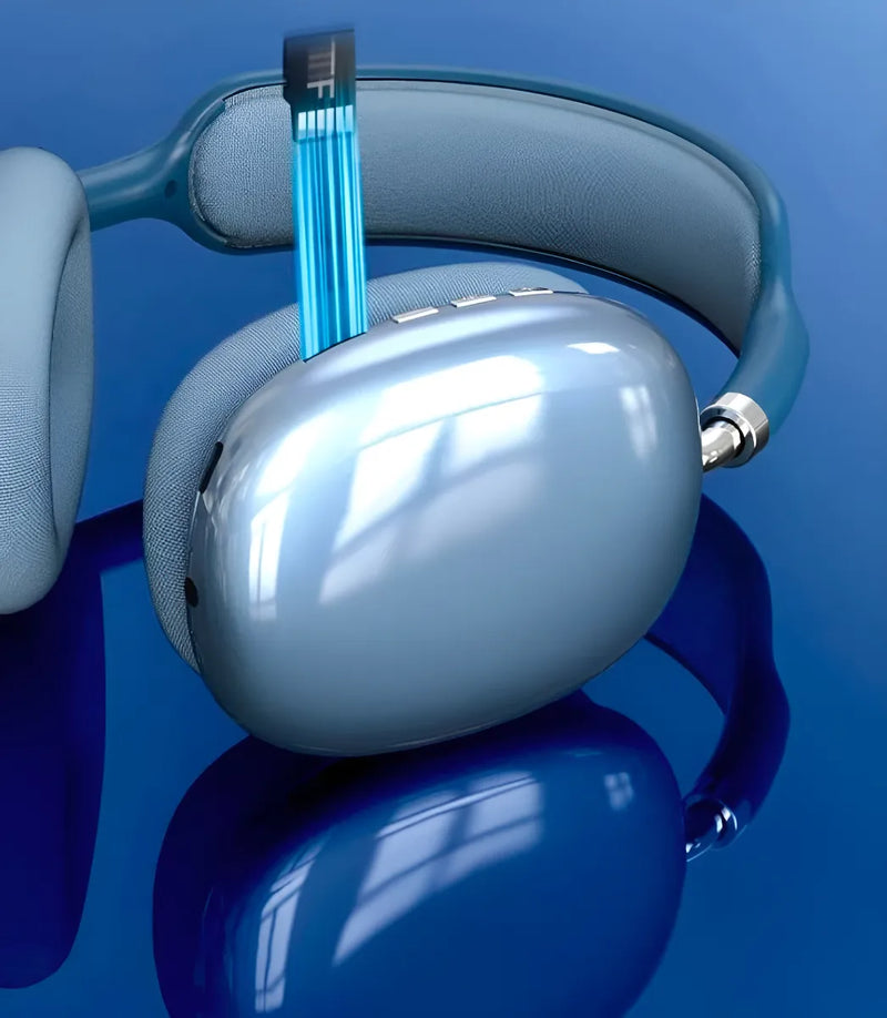 Auriculares inalámbricos Bluetooth compatibles con AirPods Max Color Blue