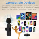 Microfono Inalambrico Solapa X1 2 En 1 Tipo C Comp Iphone Negro