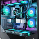 Caja De Computadora Atx Con 6 Ventiladores Argb Y Vidrio Tem