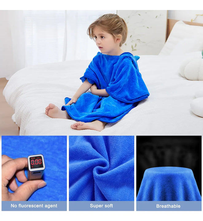 Michley Toalla De Bebe Con Capucha, Poncho De Bano De Playa