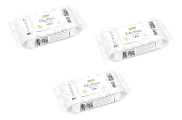 3 Paq. Toallitas Húmedas Nateen Baby Wipes X80und Para Bebé