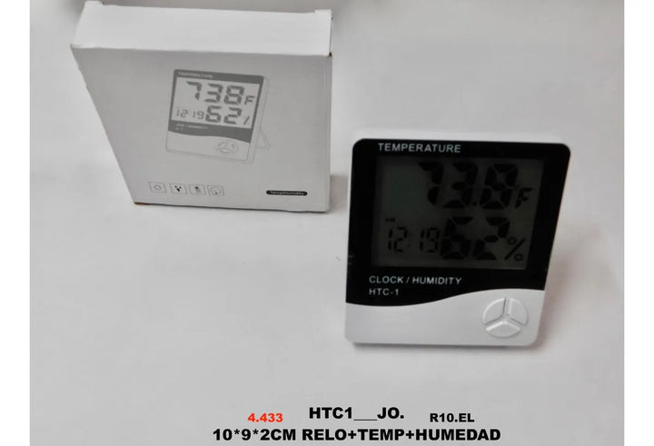 Medidor Humedad Termohigrómetro Digital Termómetro Ambiental