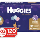 Pañales Huggies S&d Etapa 4/xg, 120 Unidades Extra Grande (xg) Sin Género