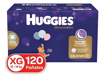Pañales Huggies S&d Etapa 4/xg, 120 Unidades Extra Grande (xg) Sin Género