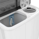 Lavadora Doble Tina 7kg-5kg Centrifugado Blanca Midea Blanco