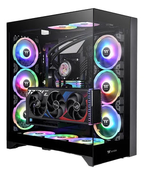 Armario Thermaltake Cte E660 Max Gamer, ventiladores S/S, negro
