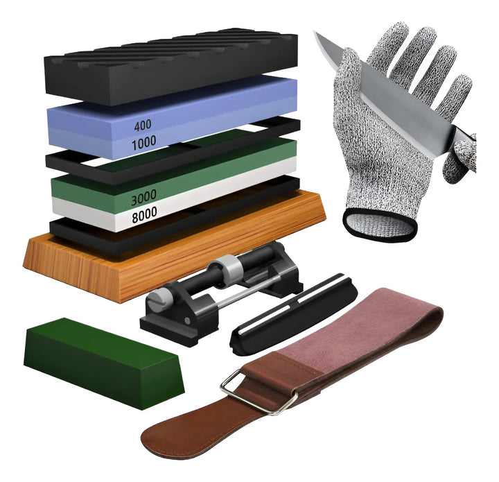 Kit De Piedra De Afilar Juego De Piedra De Afilar De...