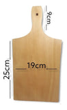Tabla Para Picar Mediana De Madera 25x19cm Geométrico