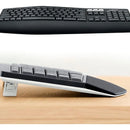 Kit de teclado y mouse inalámbrico Logitech MK850 Español Latinoamérica de color negro