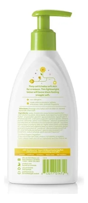 Loción Crema Hidratante Bebes