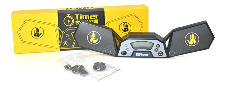 Cronómetro Profesional Qiyi Negro Para Cubo Rubik Compacto y Preciso