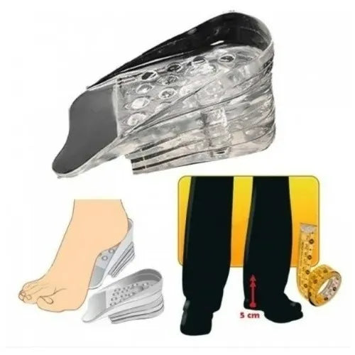 Plantilla Zapatos Gel Goma Elevación 5cm Mas De Altura - Unico