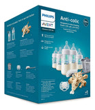 Set De Biberónes Anti-cólico Philips Avent C/peluche Claros