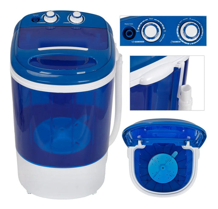Mini Lavadora 9 Lb Segawe Compacta Y Portátil Para