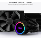Nzxt Kraken 120 - Rl-kr120-b1 - Aio Rgb Cpu Liquid Cooler...