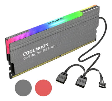 Disipador De Calor Para Ram Con Rgb 5v 3 Pines Ram Cooler