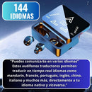 Audifonos Traductores De Idiomas Inalámbricos Simultaneos Negro