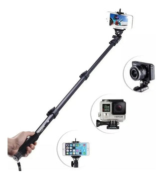 Monopod Palo Brazo Selfie Retractil Fotografia Cámaracelular Negro