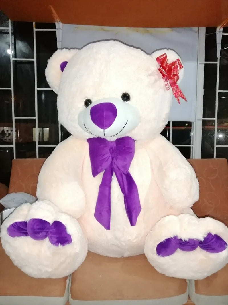 Oso De Peluche Gigante 1.50cmts + Moño De Regalo Y Perfumado