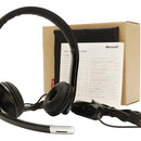 Audifonos Diadema Microsoft Life Chat Usb Lx6000 Call Center Color Negro