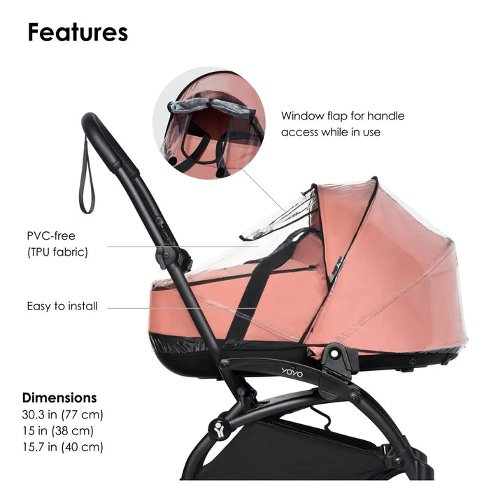 Babyzen Yoyo - Funda De Lluvia Para Moiss - Protege Al Beb D