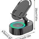 Soporte De Telefono Con Audio Por Induccion + Bluetooth +luz Disponible