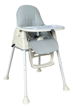 Silla Comedor Bebe 3en1 Happy Baby Zoe Color Gris