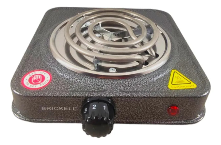 Estufa Eléctrica Mini Hornilla De 1 Puesto 5 Niveles Cocina Negro