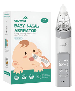 Aspirador Nasal Grownsy Eléctrico, Succión Ajustable